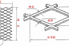 菱形网测量方式图